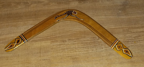 Retro emu boomerang boonga - emu,