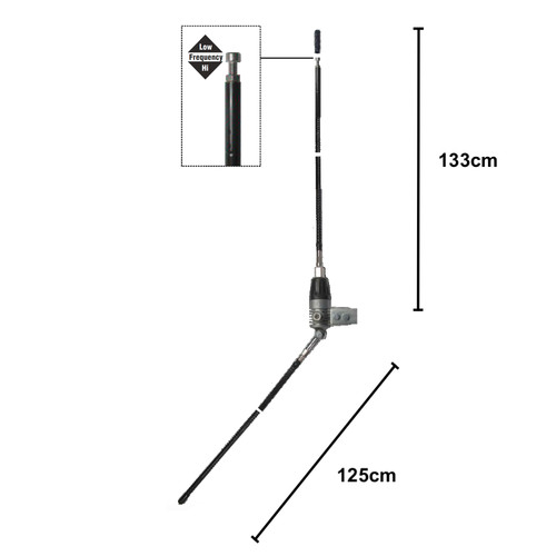 Mini boomerang 133cm 450w - 450w, cb