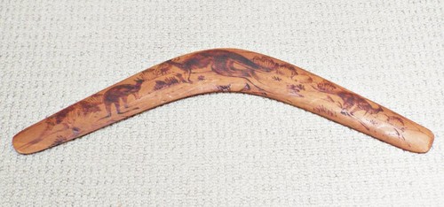 Vintage bumerang holz - vintage,